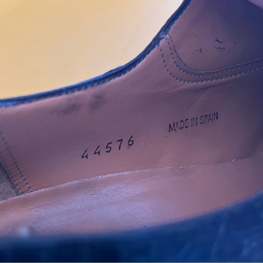 Mezlan Black Genuine Alligator Oxfords - Picture 10 of 12